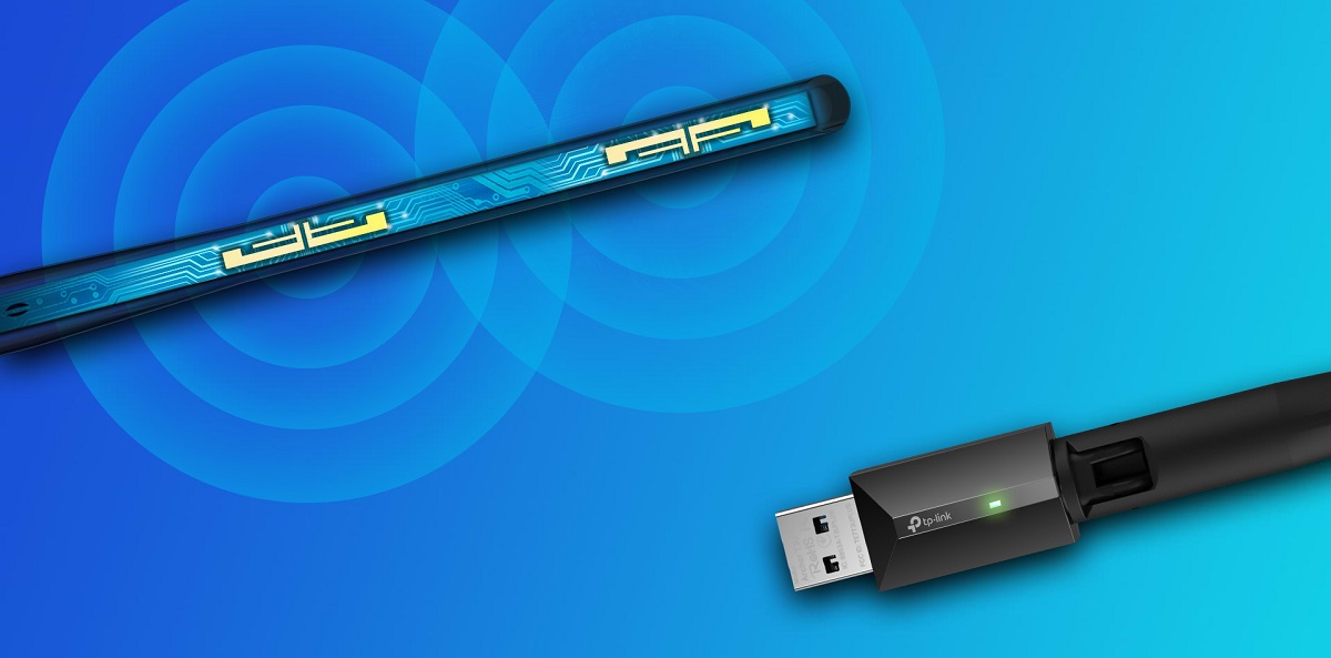 Bộ Chuyển Đổi Wi-Fi USB Băng Tần Kép Độ Lợi Cao AC1300 Archer T3U Plus