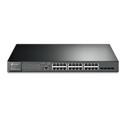 JetStream 24-Port Gigabit L2 Managed PoE+ Switch with 4 SFP Slots T2600G-28MPS (TL-SG3424P)