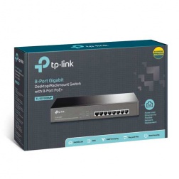 TP-LINK TL-SG1008MP 8-Port Gigabit Desktop/Rackmount Switch with 8-Port PoE+