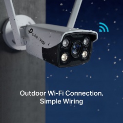 VIGI 4MP Outdoor Full-Color Wi-Fi Bullet Network Camera VIGI C340-W
